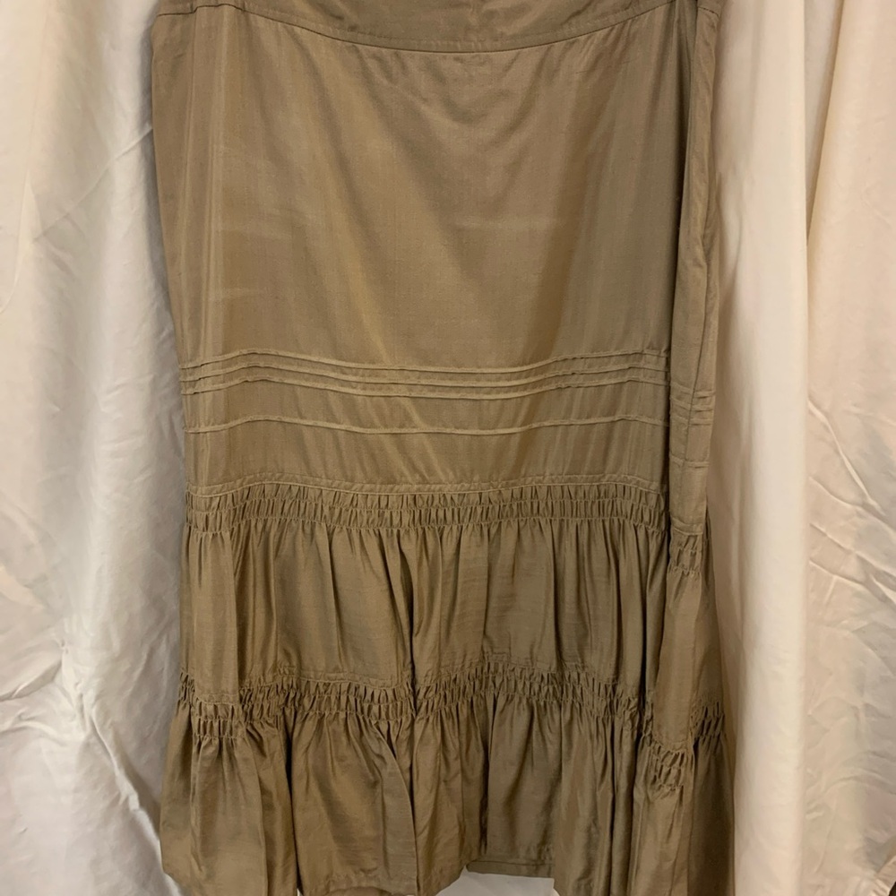 Banana Republic Maxi Skirt in Tan